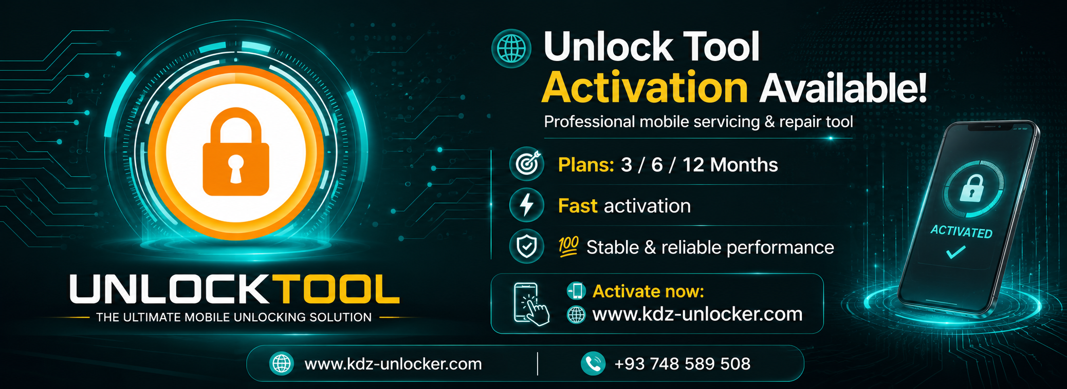Unlock Tool New / Renew [ 3 Months - 90 Days ]